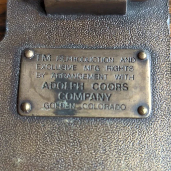 Coors Banquet Beer Belt Buckle / Adolph Coors Co. / Golden Colorado USA - Picture 4 of 4